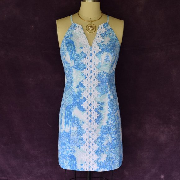 Lilly Pulitzer Pearl dress Toile me About it NWT - Picture 2 of 9